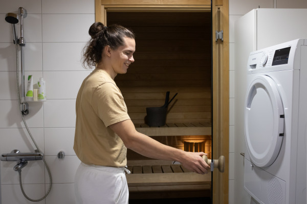 Pyykkihuolto sujuu  Comodo asuntojen kalustetuissa huoneistoissa